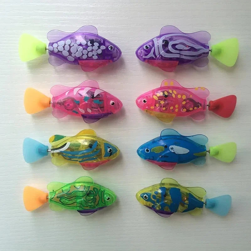 Light-Up Swimming Fish Bath Toy for Kids