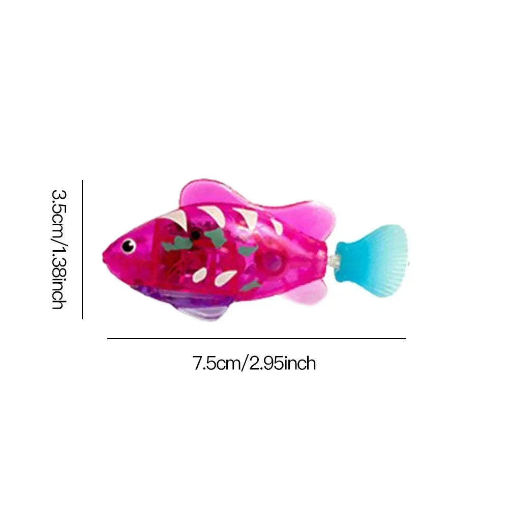 Light-Up Swimming Fish Bath Toy for Kids