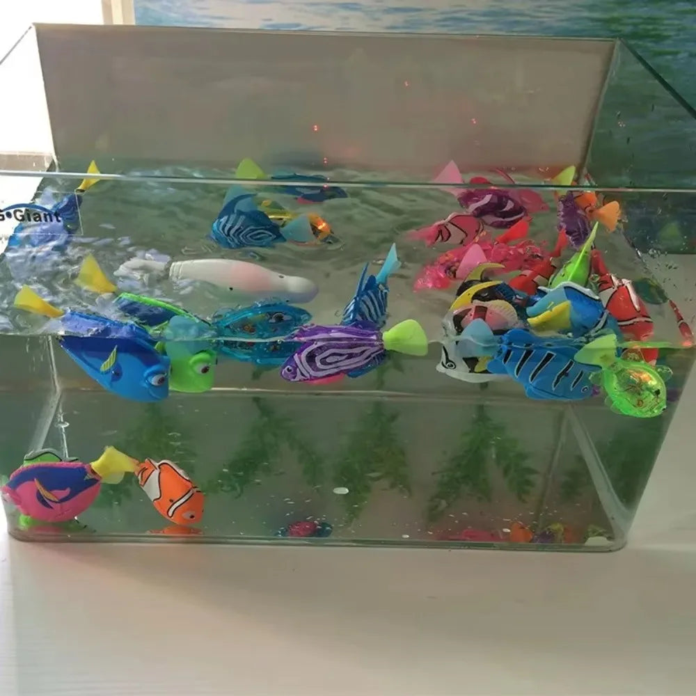Light-Up Swimming Fish Bath Toy for Kids